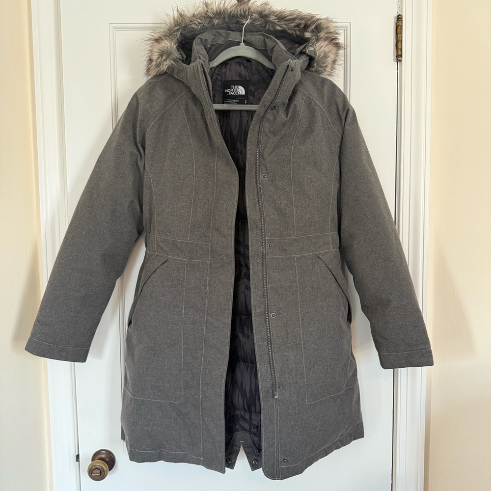North Face Arctic Parka in Heather Grey